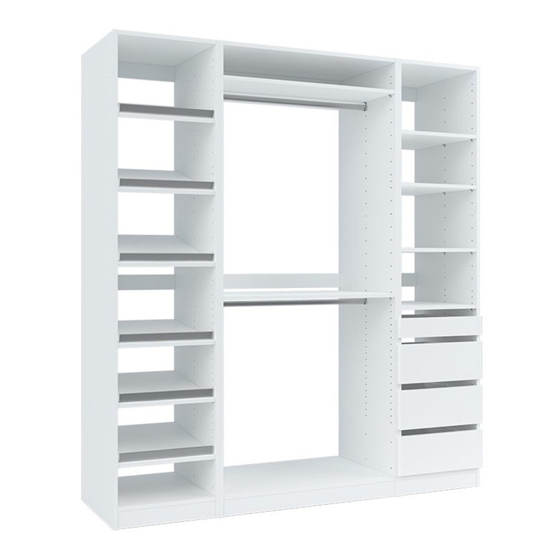 Closet & CO 36" W Custom Closet System Wayfair